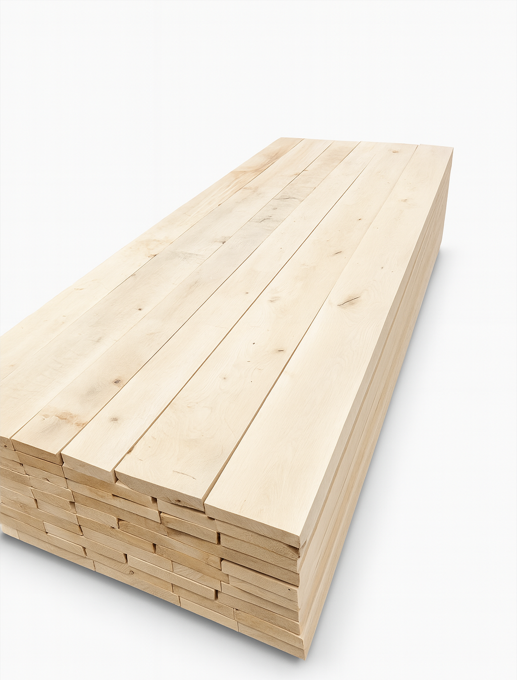 Oak lumber, edged and unedged boards and beams, square timber – KD dried timber, AB and ABC quality